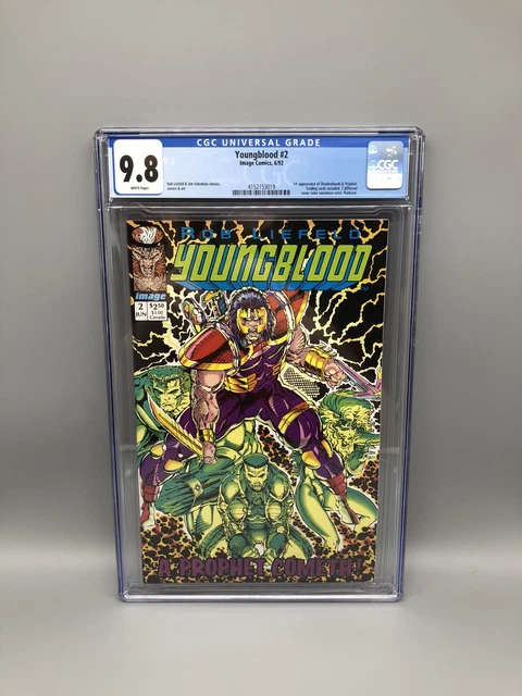 Youngblood #2 - CGC 9.8 - 1st appearance of Shadowhawk & Prophet! (1992) Movie