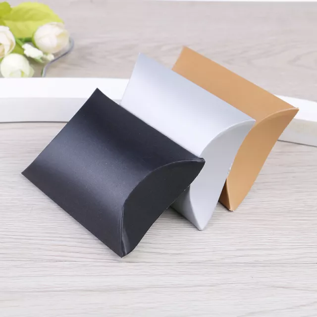 Craft paper bags pillow box gift cake bread candy wedding party favor -wf