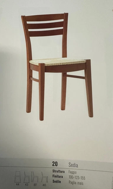 Sedie Cucina VIRSUS Set Sedie Paesana In Legno Con Seduta In