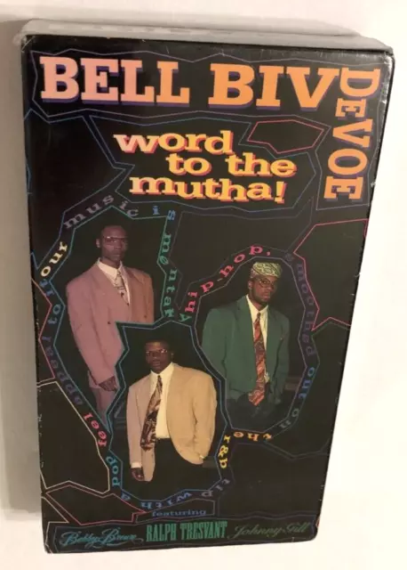 BELL BIV DeVOE Word to Mutha! Bobby Brown Hip-Hop MCA 1991 Vintage Tape VHS New