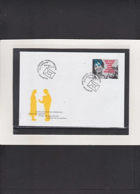4 Schweiz FDC`s Mi. Nr. 1625 - 1628 " Die Post - damit wir uns näherkommen "