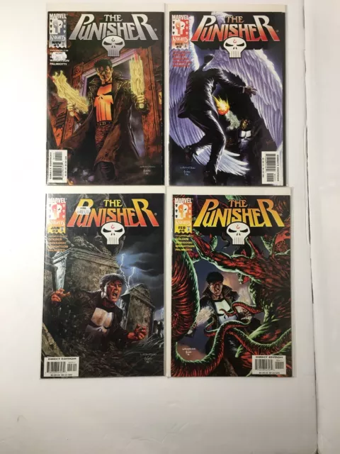 Marvel Knights THE PUNISHER #1 2 3 4 Marvel Comics 1998 Jusko Wrightson NM-