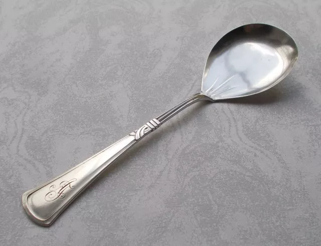 Rare Large Cake Server Art Nouveau Prinzess-Muster From 800er Silver Lutz&Weiss
