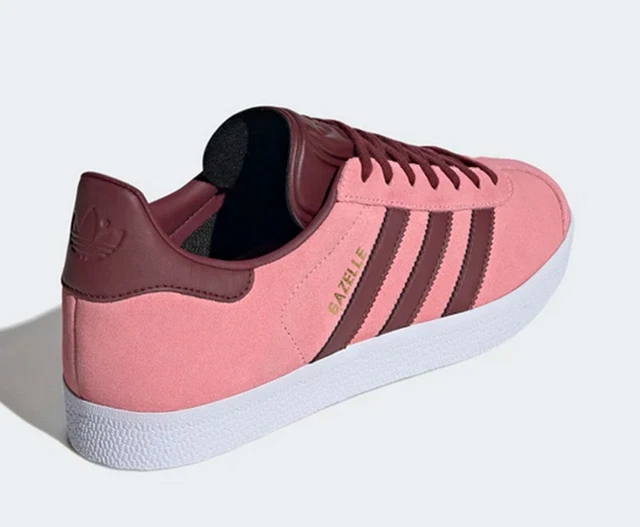 Scarpe Da Ginnastica Adidas Originals Og Gazelle In Pelle Scamosciata Rosa Uk 8,9,10 Nuove In Scatola Ultime 3 4