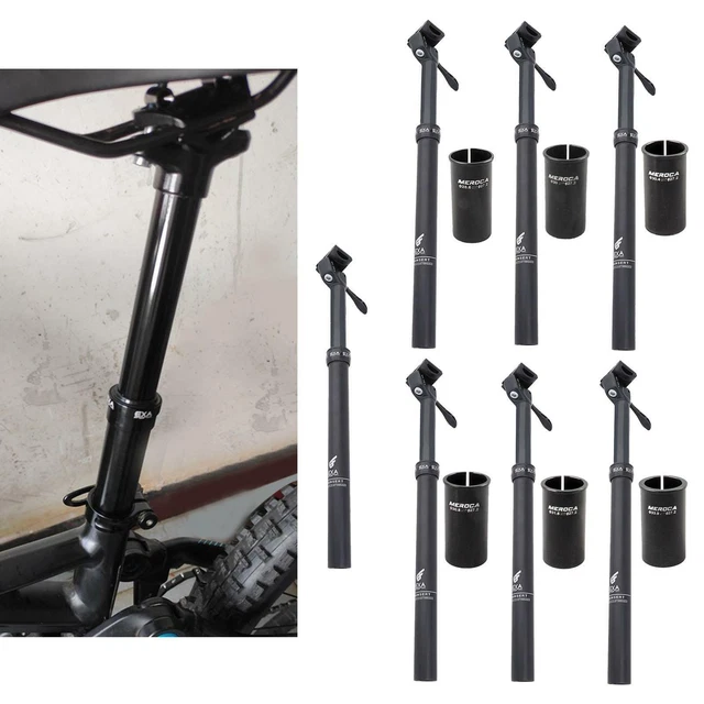 MTB Bike Dropper Seatpost Adjustable Height Remote 100mm Internal External Cable