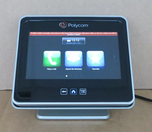Polycom RealPresence Touch Control Video Conference Calling 2200-30070-002 2