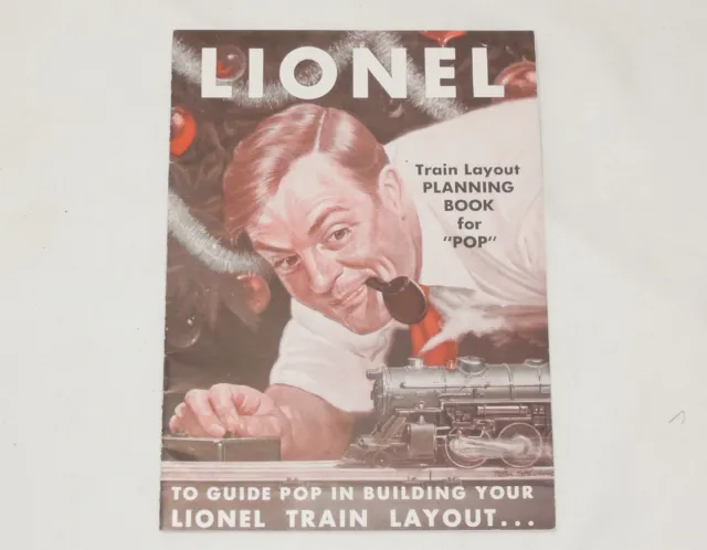 Libro de planificación de diseño de tren Lionel de colección para ""Pop"" en estado LN