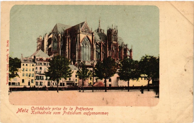 CPA AK METZ Cathédrale prise de la Prefecture Kathedrale vom Prasidium (454942)
