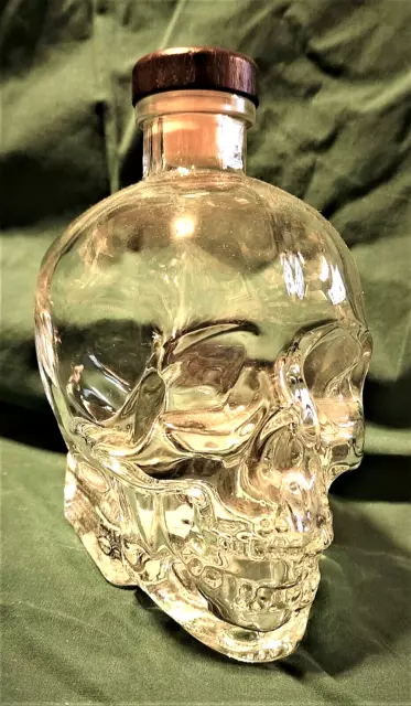 VINTAGE Crystal Skull Vodka Bottle (EMPTY) 750ML ~ RARE TREASURE