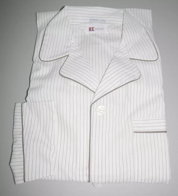 Deadstock Vintage Cotton blend Men's drawstring pants Pajamas B- Medium