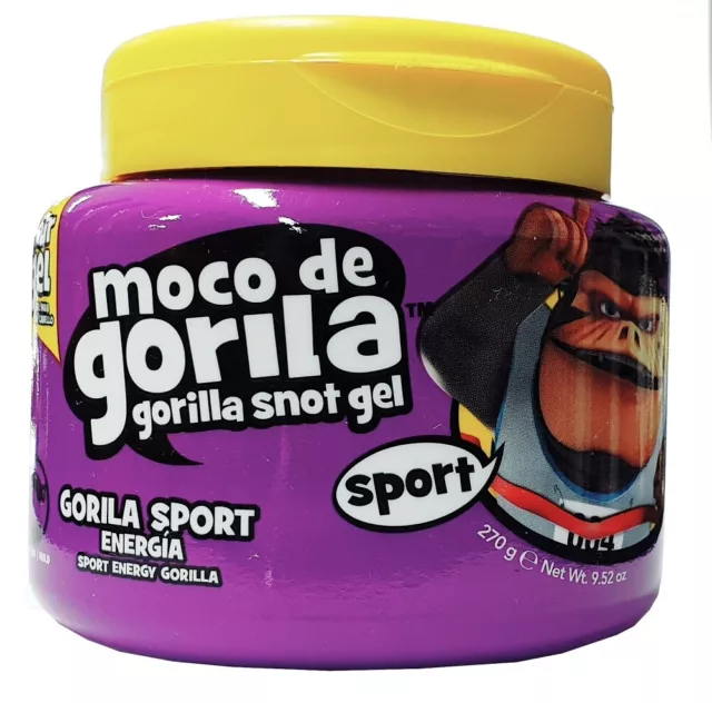Moco De Gorila Snot Gel SPORT ENERGIA Hair Gel - Haargel Purple Jar 270g