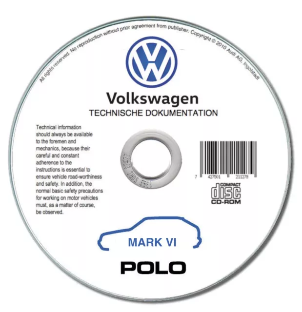 Volkswagen Polo (2020-2022)  manuale officina riparazione su cd