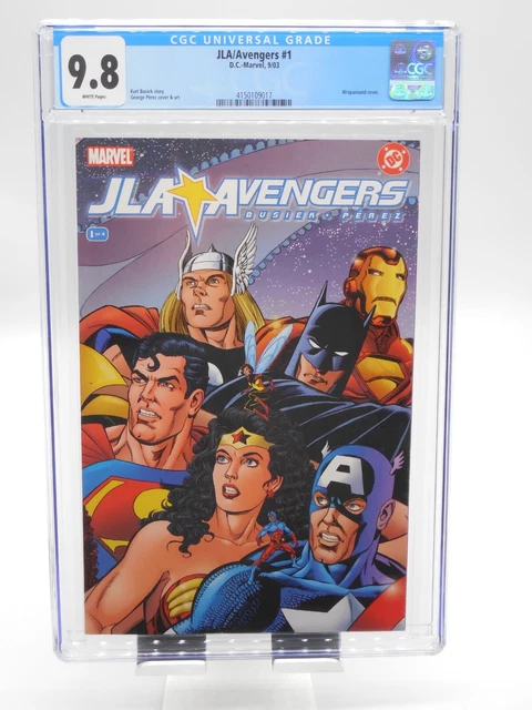Jla Avengers 1 2 3 4 All Cgc 9.8 White Pages Marvel Dc Comics 2003