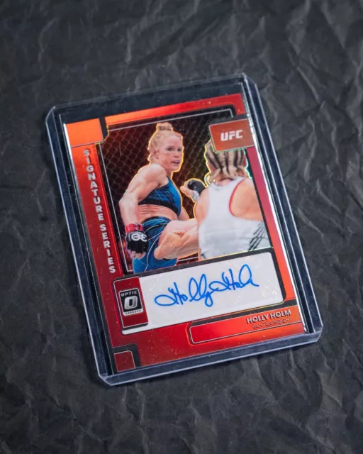 2023 - Donruss Optic Ufc - Signature Series - Holly Holm - Red 197/199 - Auto