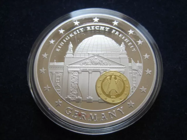 Mds Pp Medaille "Deutschland - 10 Jahre Euro-Münzen"