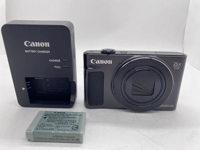 CANON POWERSHOT SX620 HS Black 20.2MP Compact Digital Camera