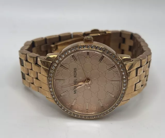 OROLOGIO MICHAEL KORS Nia Donna Lunetta Pavimentazione Oro Rosa MK