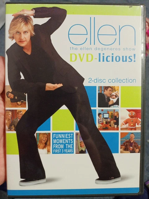 Ellen DVD Licious (DVD, 2 Disc Set, Region 1) Import Like New FREE POST