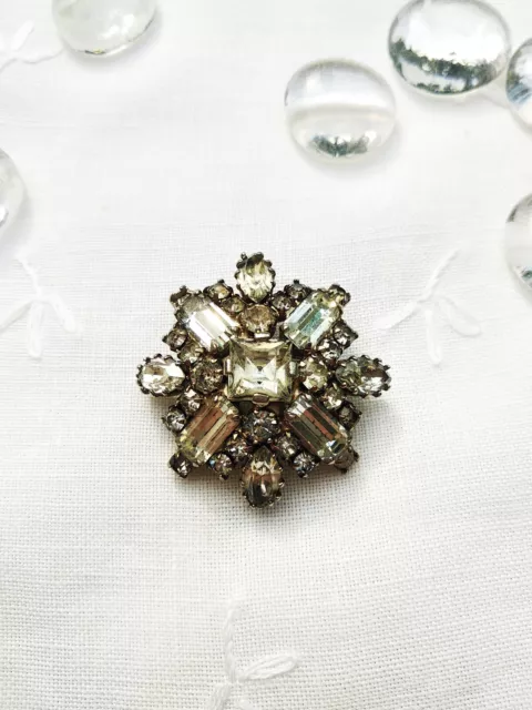 Ancienne petite broche vintage antique costume jewelry brooch