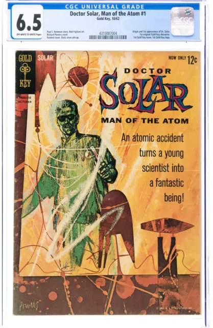 Doctor Solar, Man of the Atom #1 CGC 6.5 Gold Key 1962 1st Origin P12 434 cm cr