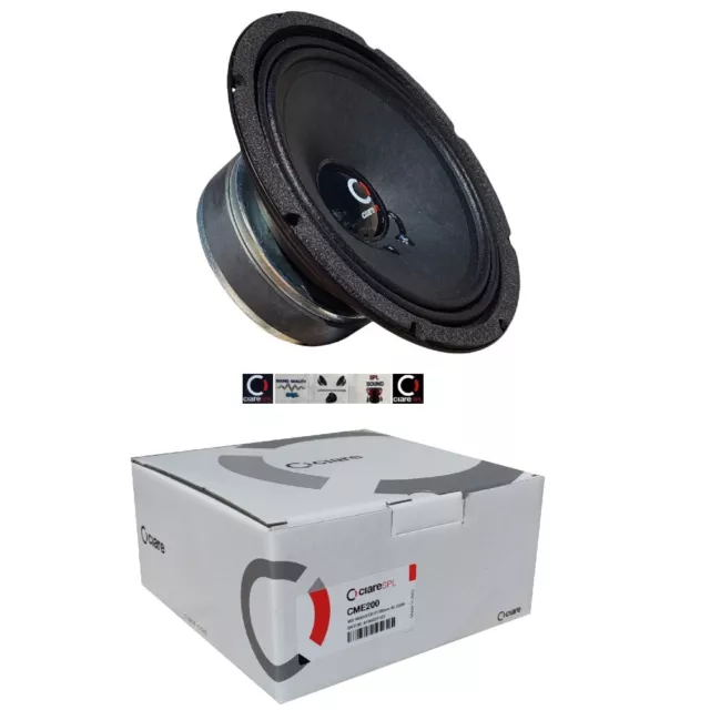 1 Ciare CME200 Mid Woofer 20 CM 4 Ohm 250 Watt Max Auto Car + 5 Aufkleber