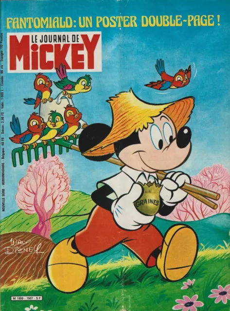 Le journal de Mickey n°1507 hebdomadaire V.F - 17/05/1981