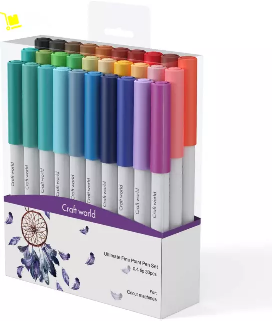 Cricut Marker Pen Sets fits Cricut Maker & Explore - Draw instead of Cut