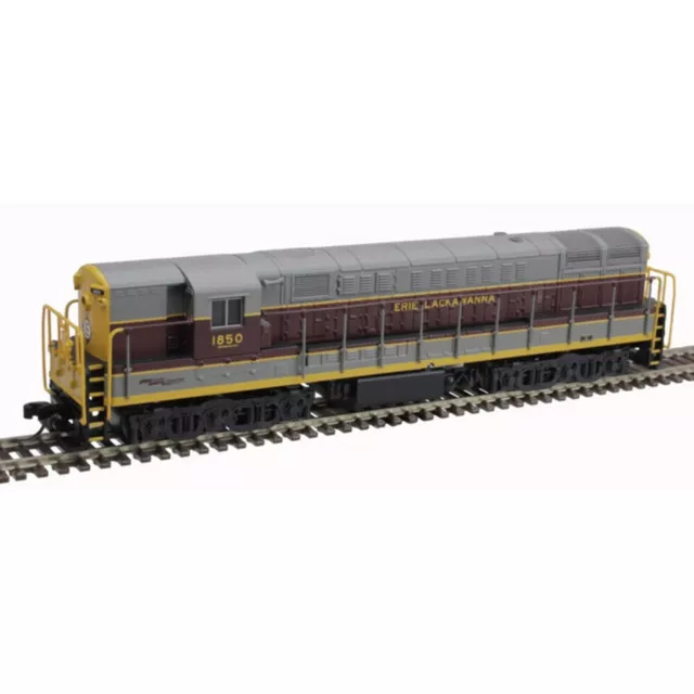 ATLAS 40005382 N Scale Erie Lackawanna  #1850 Train Master PH.1A Silver DC