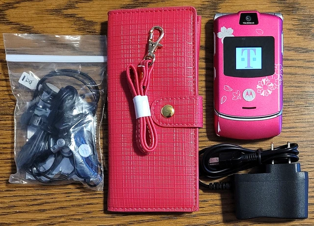 Motorola RAZR V3 Pink Miami / Flowers Téléphone Portable