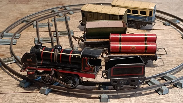 Vieux Train Jouet JEP En Tôle – France Nord (Wagon) – Années 1930 Vintage