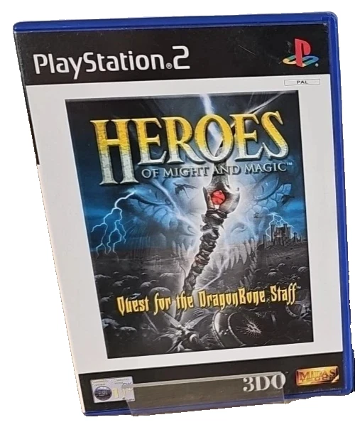 Jeu PS2 Warriors Of Might And Magic & Heroes - Version PAL FR Sans Notice - Bon état Pour Collection