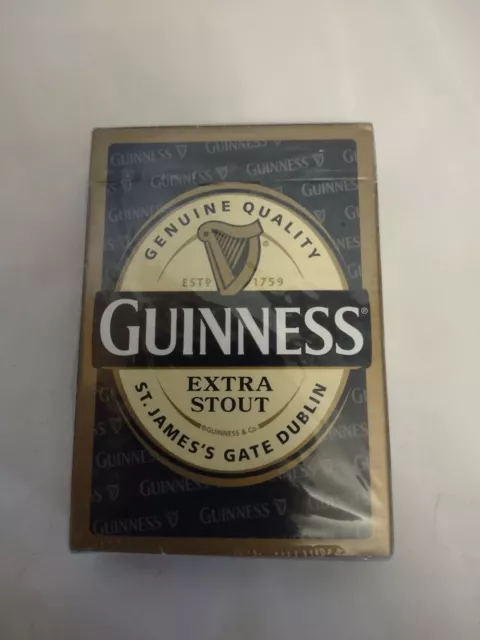 Guinness Extra Stout Playing Cards Ireland NEW Sealed Advertising