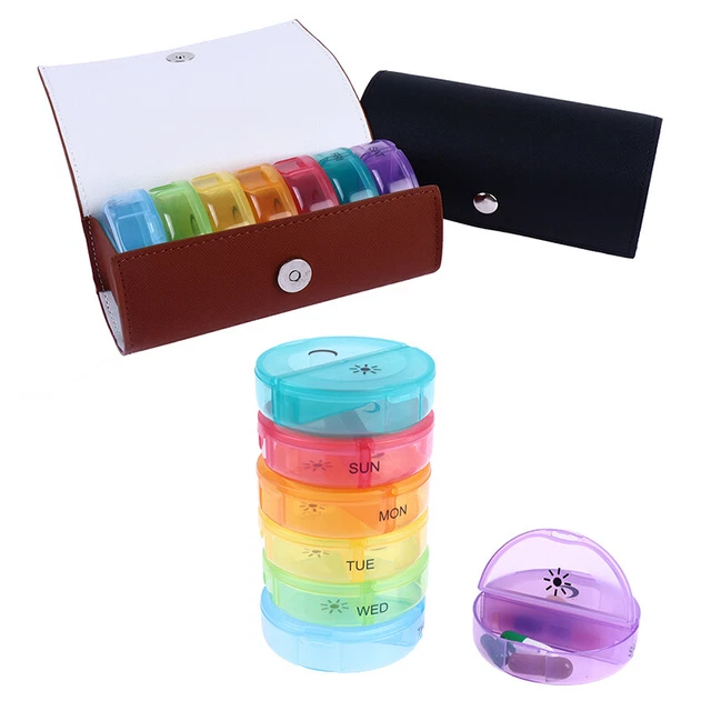 7 Days Daily Pill Box Medicine Holder Drug Case Weekly Pill Organizer Contai#w#
