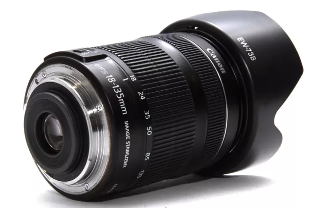 Canon EF-S 18-135mm f/3.5-5.6 IS STM Reisezoom Tele Objektiv für Canon EOS 3