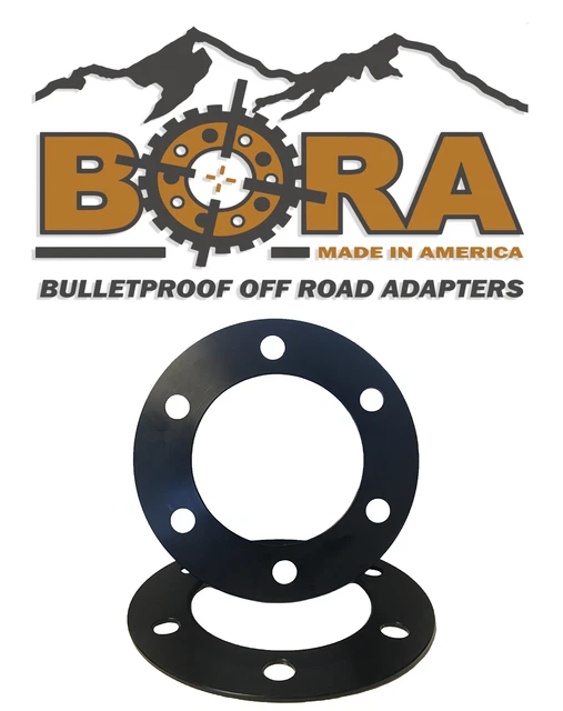BORA WHEEL SPACERS Chevy/GMC 1500 8mm thick PAIR (2) USA MADE 68.