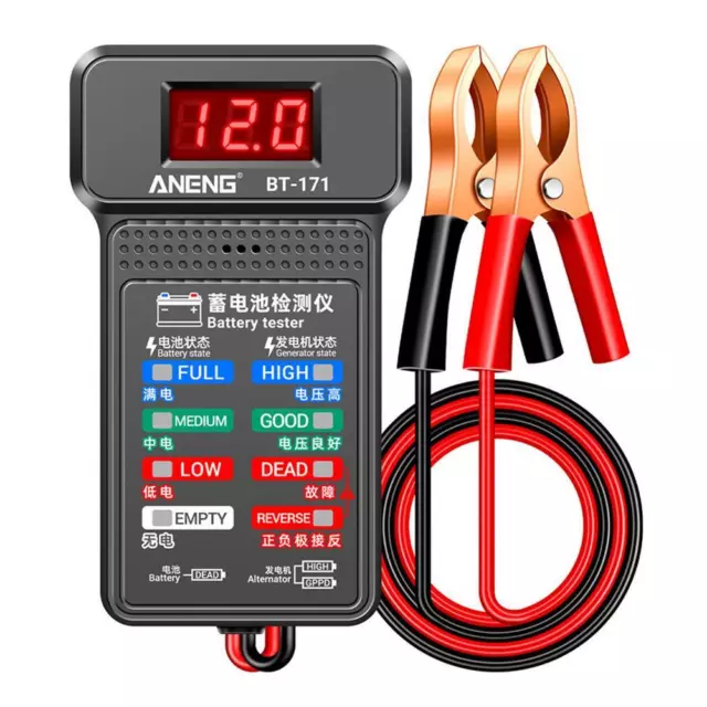 Monitor batteria automatico 12 V display LED dispositivo di monitoraggio batteria per camion veicolo