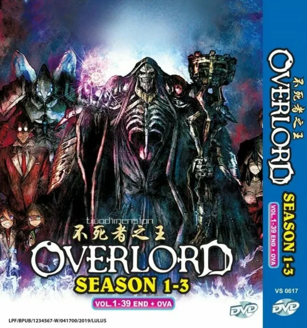English Dubbed Overlord Season 1-4 vol.1-52end 2 Movies 