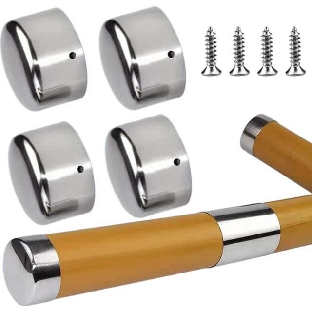 Accessori bracciolo in PVC spina tubo per corrimano scala 45 mm diapositiva set 4 pz