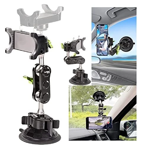 Universal Ball Head Arm for Phone - 360° Rotating Universal Car Phone Mount - Sn