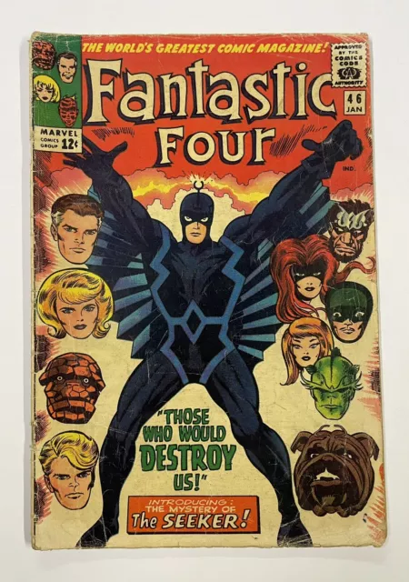 Fantastic Four #46. Jan 1966. Marvel. G/Vg. Inhumans! 1St App Of Black Bolt!