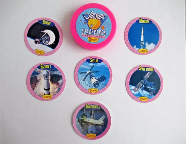 The Jetsons Spacecards Denny's 1992 with SPACE SHUTTLE Lenticular