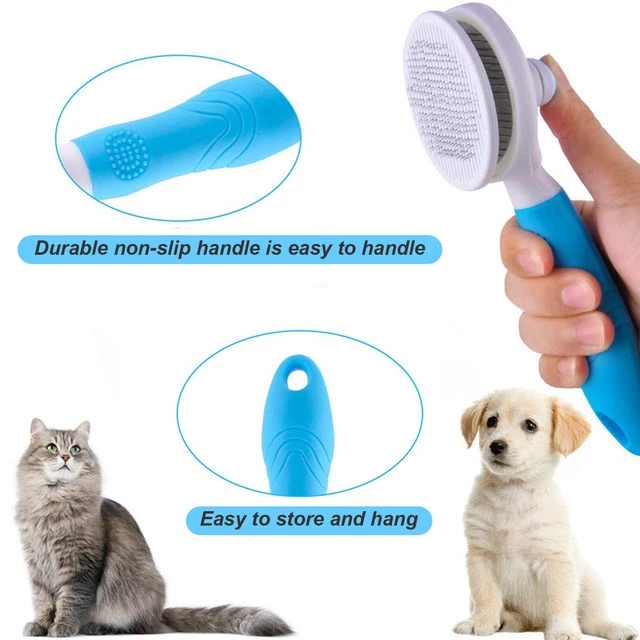Grooming Brush For Pet Dog Cat Deshedding Tool Comb Fur Remover Reduce Hair 2