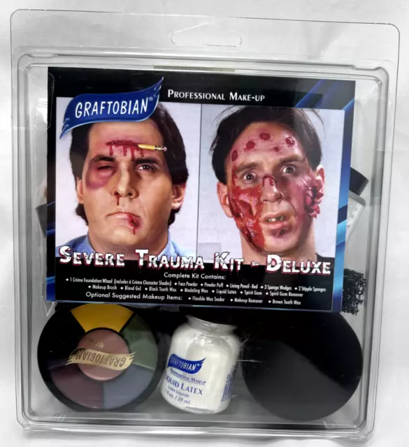 Graftobian DELUXE Severe Trauma Special FX Makeup Kit - NEW