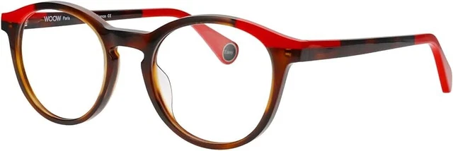 Lunettes De Vue JF Rey JF1354 - Monture écaille Marron/rouge, Style Rétro Pour Homme