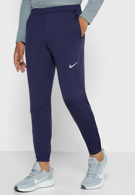 NIKE MEN ESSENTIAL Knit Running Joggers Pants Trousers Dark Purple