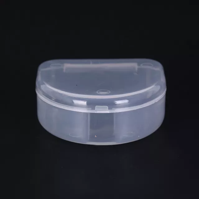 1pc dental box denture teeth storage case mouth guard container 6.4x6.5x2.5cm **