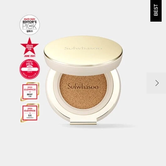 Sulwhasoo Perfecting Cushion 15gx2ea SPF50+/PA+++ Korean Skincare Makeup