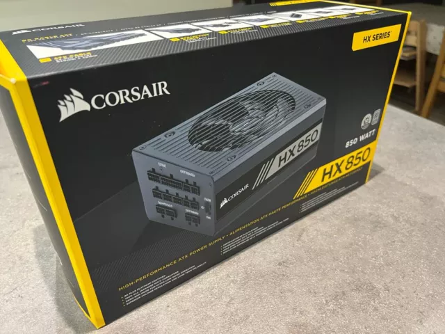 Corsair HX850 PSU - Fully Modular 850 Watt 80 PLUS® PLATINUM