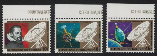 Burundi Johannes Kepler Astronomer 3v 1981 MNH SG#1381-1383 CV£16.-