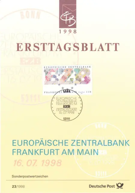 Bund ETB Nr. 23/1998 - Europäische Zentralbank Frankfurt am Main